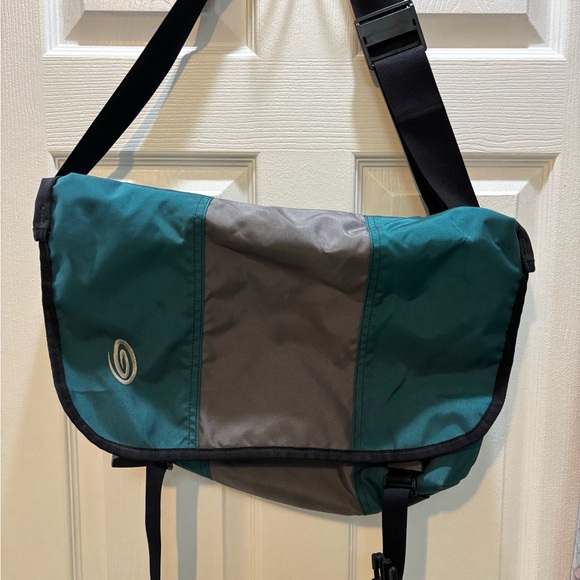 Timbuk2 Teal and Gray Messenger Bag